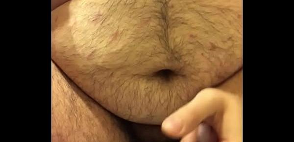  Chubby masturbates on toilet